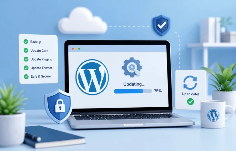 how to safely update your wordpress website